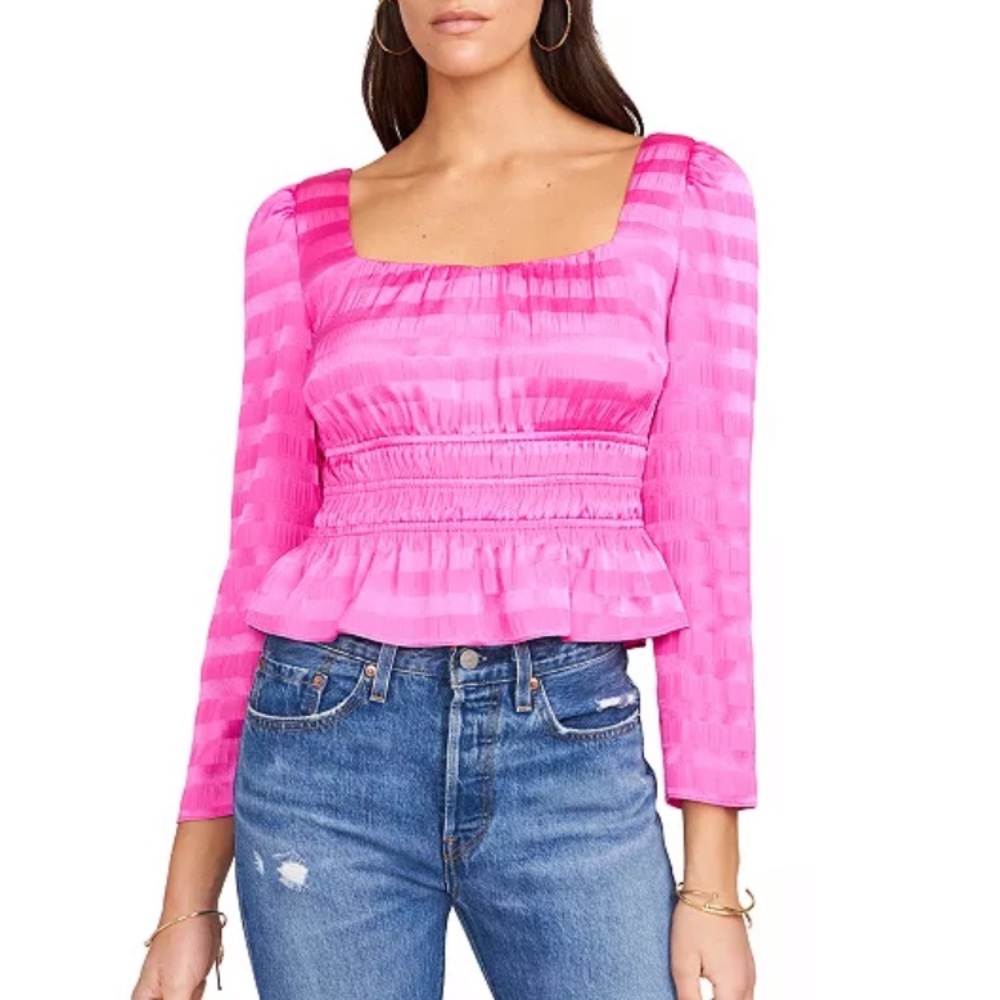 1 State Hot Pink Top